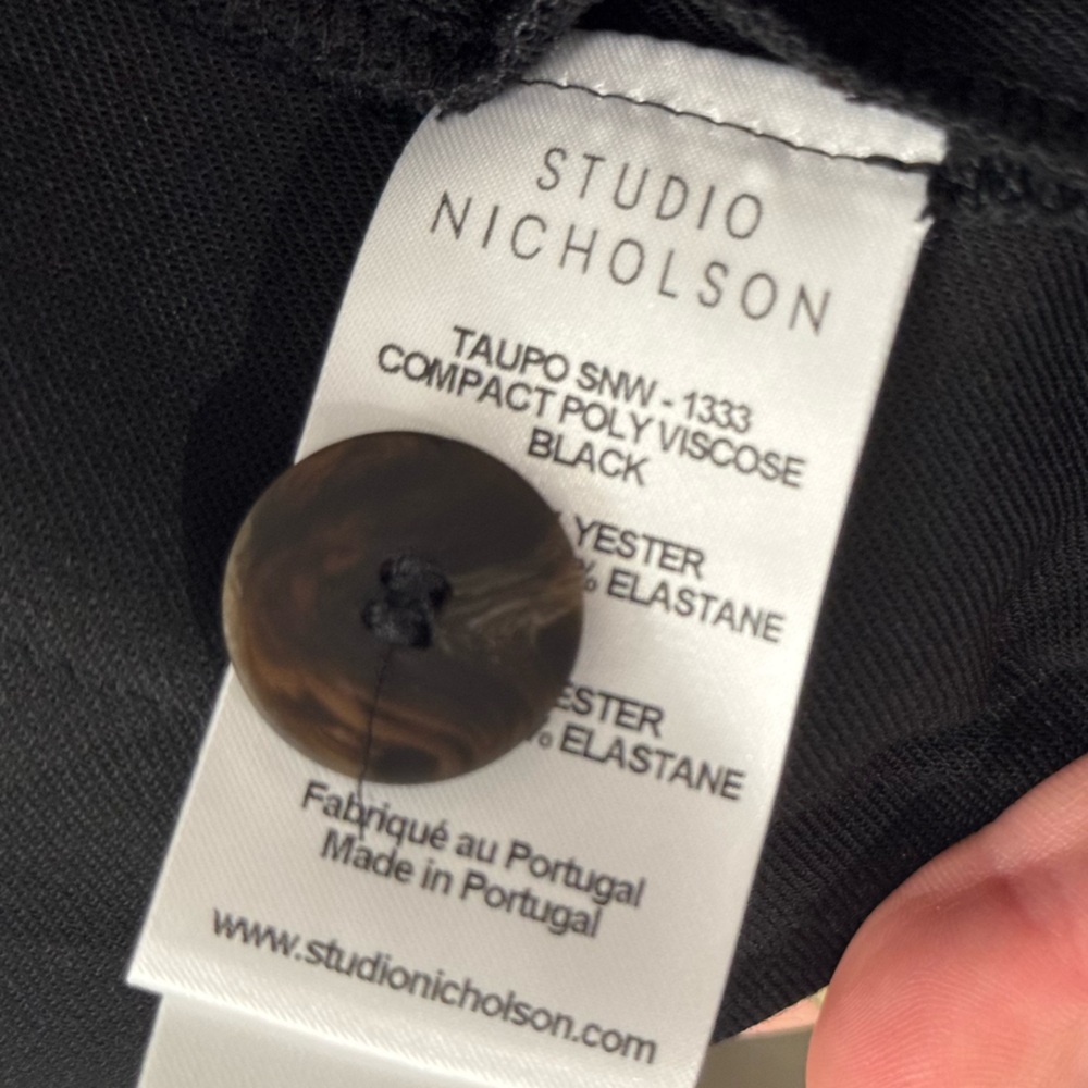 STUDIO NICHOLSON TAUPO PANT SZ 00 (XS) - Picture 7 of 9